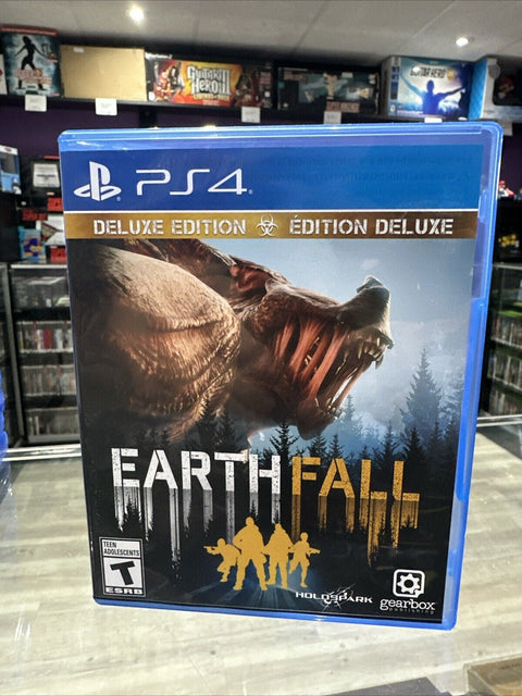 EarthFall - Deluxe Edition (Sony PlayStation 4, PS4 2018) CIB/ Complete - Tested
