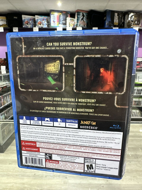 Monstrum - Sony PlayStation 4 PS4 - Tested!