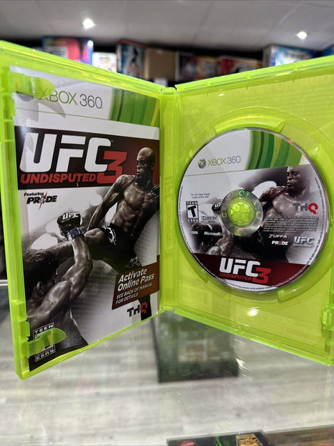 UFC Undisputed 3 (Microsoft Xbox 360, 2012) CIB Complete Tested!