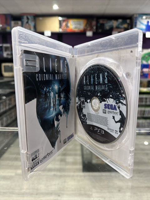 Aliens: Colonial Marines (Sony PlayStation 3, 2013) PS3 Complete *Water damage*