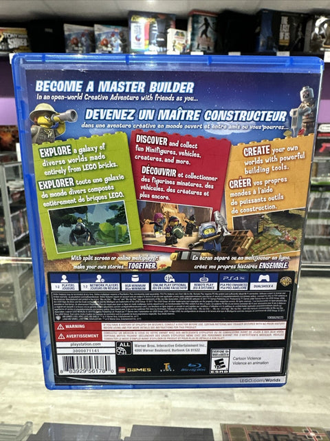 Lego Worlds (Sony Playstation 4 / PS4, 2017) CIB, Complete Tested!