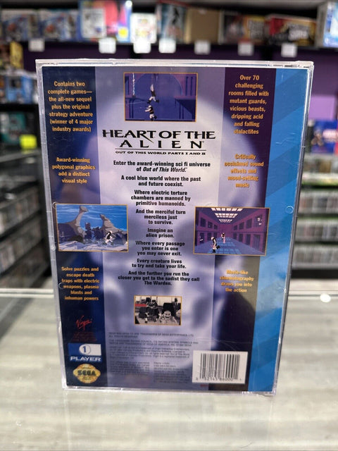 Heart of the Alien (Sega CD, 1994) CIB Complete Tested!
