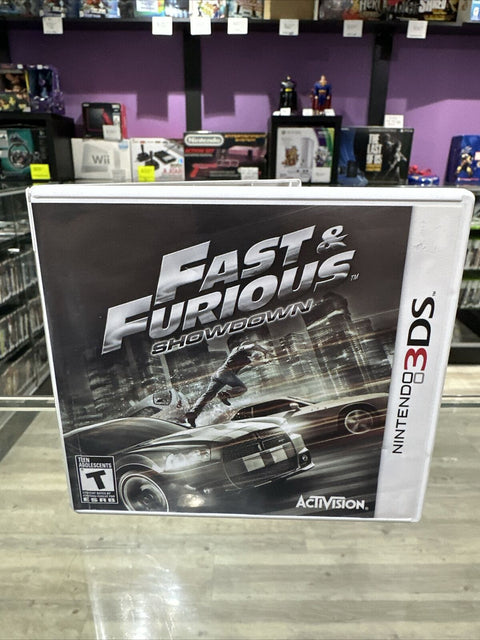 Fast & Furious: Showdown (Nintendo 3DS, 2013) CIB Complete Tested!