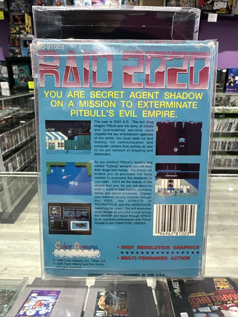 Raid 2020 (Nintendo Entertainment System, 1989) NES In Box - Tested!