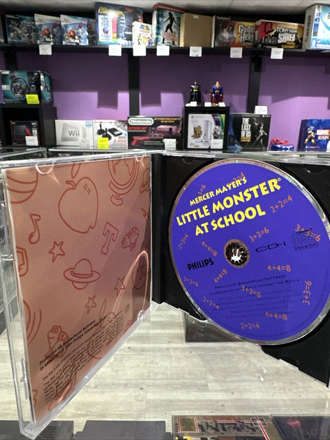 Little Monster at School (Philips CD-i, 1993) CIB Complete w/ Sleeve Tested!