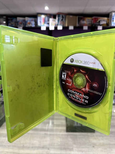 Command & Conquer 3: Kane's Wrath  (Xbox 360, 2008) Tested! *water damage*