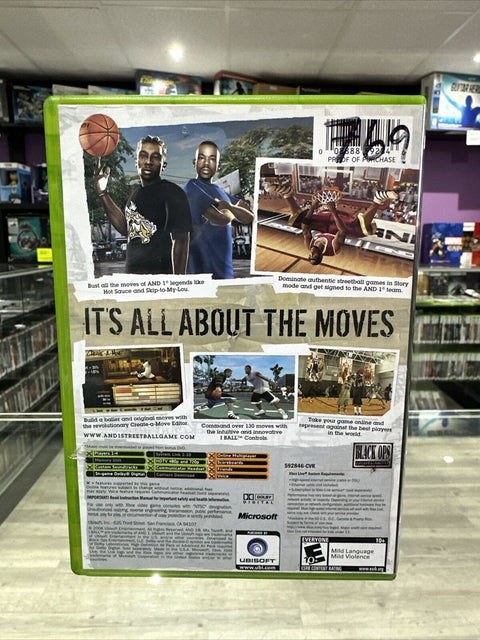 AND 1 Streetball Special Edition (Microsoft Xbox) Complete + Bonus Disc TESTED