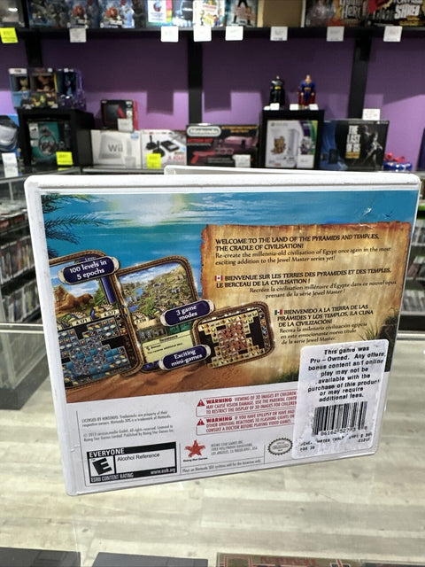 Jewel Master: Cradle of Egypt 2 3D (Nintendo DS, 2012) CIB Complete Tested!