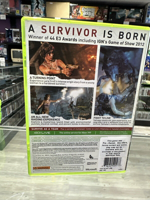 Tomb Raider (Microsoft Xbox 360, 2013) CIB Complete Tested!
