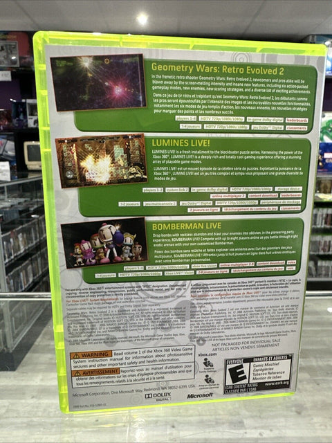 xbox live arcade game pack xbox 360 - Tested!
