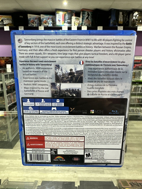 WWI: Tannenberg - Eastern Front - Sony PlayStation 4 PS4 Tested!
