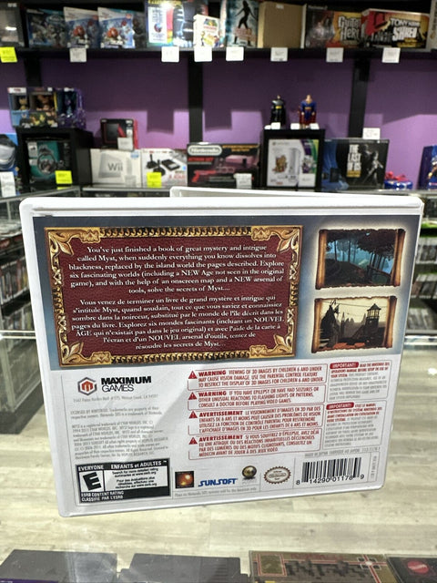 Myst (Nintendo 3DS, 2012) CIB Complete Tested!