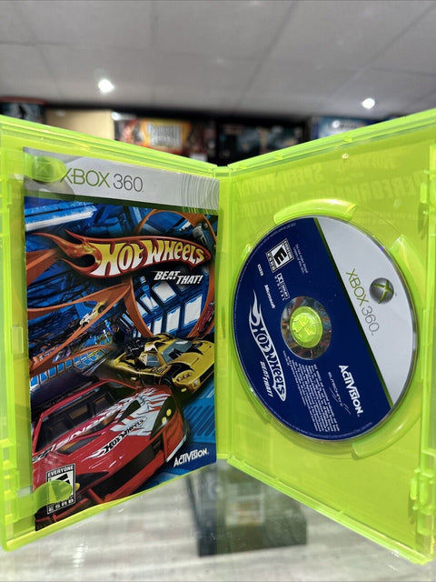 Hot Wheels: Beat That (Microsoft Xbox 360, 2007) CIB Complete Tested!