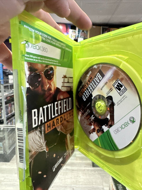 Battlefield Hardline (Microsoft Xbox 360, 2015) CIB Complete Tested!