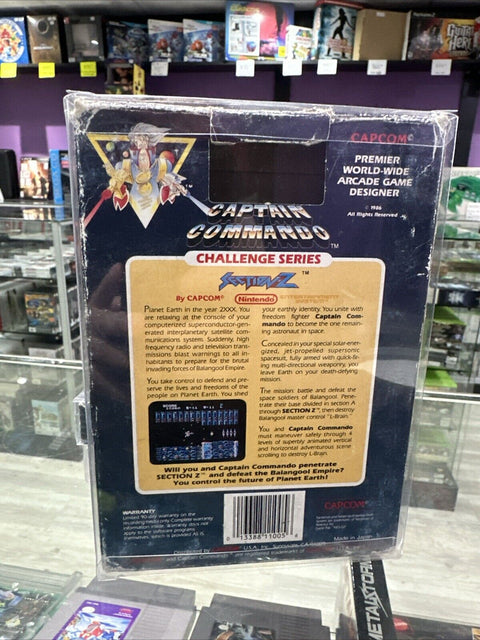 Section Z (Nintendo NES, 1987) In Box - Tested!