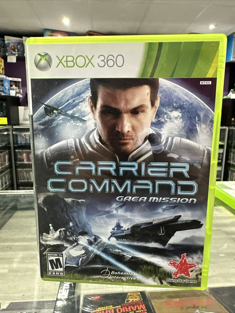 Carrier Command: Gaea Mission (Microsoft Xbox 360, 2012) CIB Complete Tested!