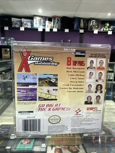 ESPN X Games Skateboarding (Nintendo Game Boy Advance, 2001) GBA Complete