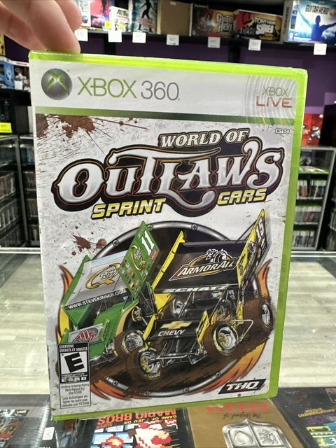 NEW! World of Outlaws: Sprint Cars (Microsoft Xbox 360) *Ripped Plastic* Sealed