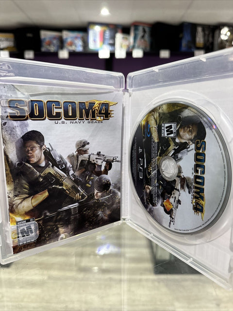 SOCOM 4: U.S. Navy SEALs (Sony PlayStation 3, 2011) PS3 CIB Complete Tested!