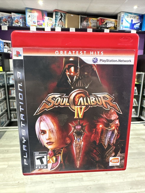 Soul Calibur IV (Sony PlayStation 3, 2008) Greatest Hits PS3 Complete Tested!