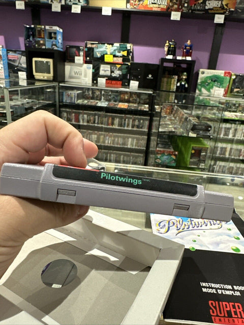 Pilotwings (Super Nintendo, 1991) SNES CIB Complete Tested!