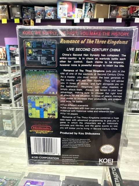 Romance of the Three Kingdoms (Nintendo Entertainment System) NES Complete