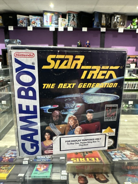 Star Trek: The Next Generation (Nintendo Game Boy, 1993) GB CIB Complete Tested