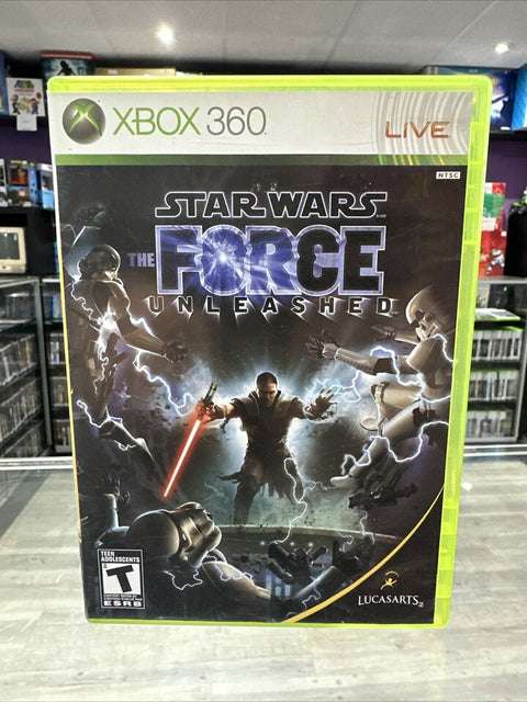 Star Wars: The Force Unleashed (Microsoft Xbox360,2008) Tested!