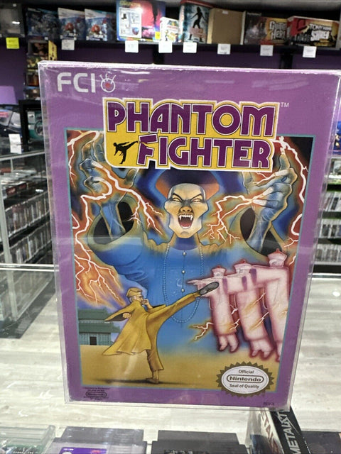 Phantom Fighter (Nintendo Entertainment System, 1990) NES In Box - Tested!