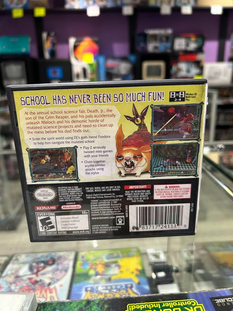 Death Jr. and the Science Fair of Doom (Nintendo DS, 2007) CIB Complete Tested!