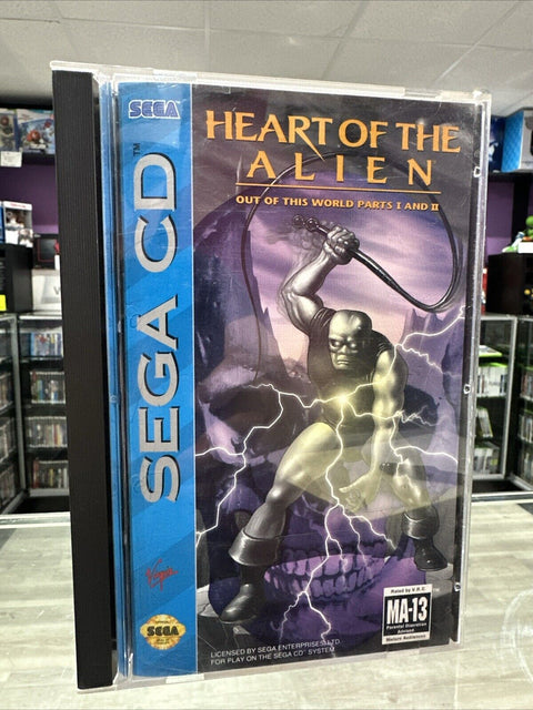 Heart of the Alien (Sega CD, 1994) CIB Complete Tested!
