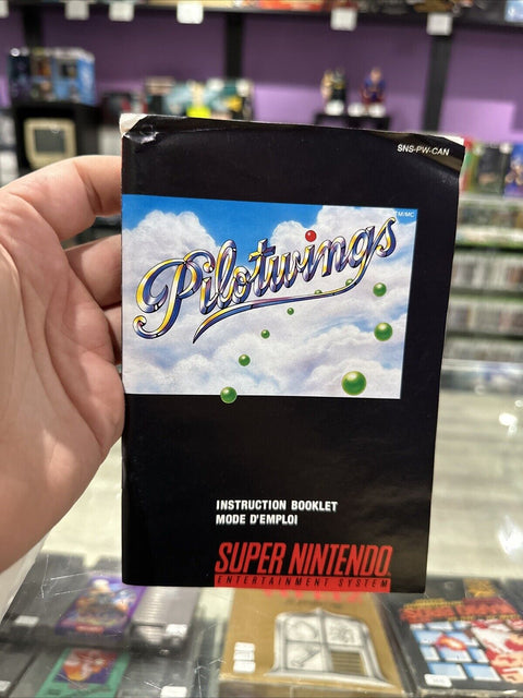 Pilotwings (Super Nintendo, 1991) SNES CIB Complete Tested!