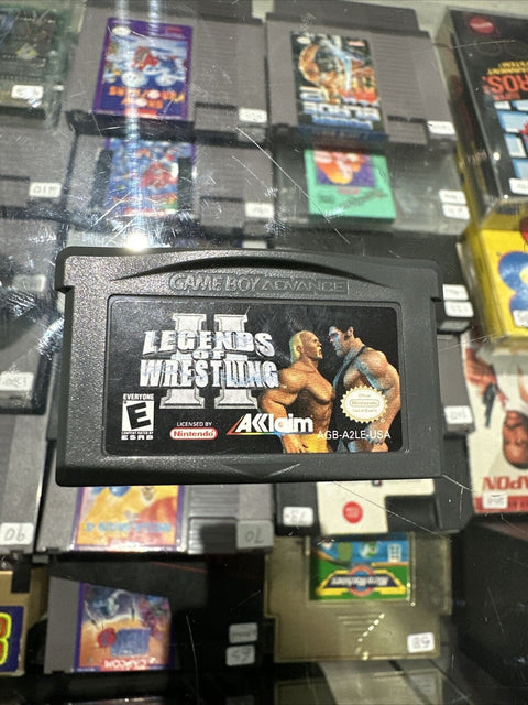 Legends of Wrestling II (Nintendo Game Boy Advance, 2002) GBA Tested!