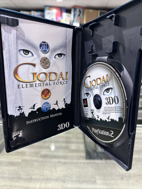 GoDai: Elemental Force (Sony PlayStation 2, 2002) PS2 CIB Complete Tested!