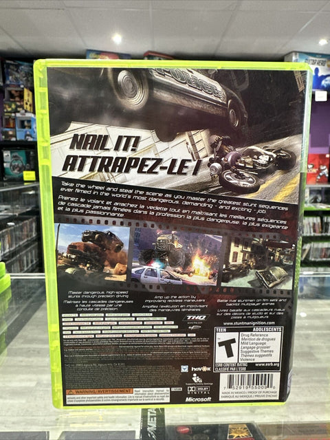 Stuntman: Ignition (Microsoft Xbox 360, 2007) CIB Complete Tested!