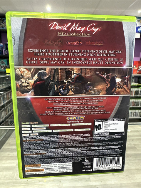 Devil May Cry HD Collection (Microsoft Xbox 360, 2012) CIB Complete Tested!