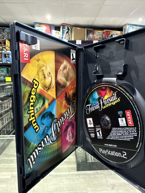 Trivial Pursuit Unhinged (Sony PlayStation 2, 2004) PS2 CIB Complete Tested!