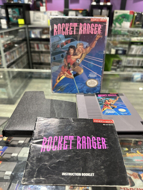 Rocket Ranger (Nintendo Entertainment System, 1990) NES CIB Complete Tested!