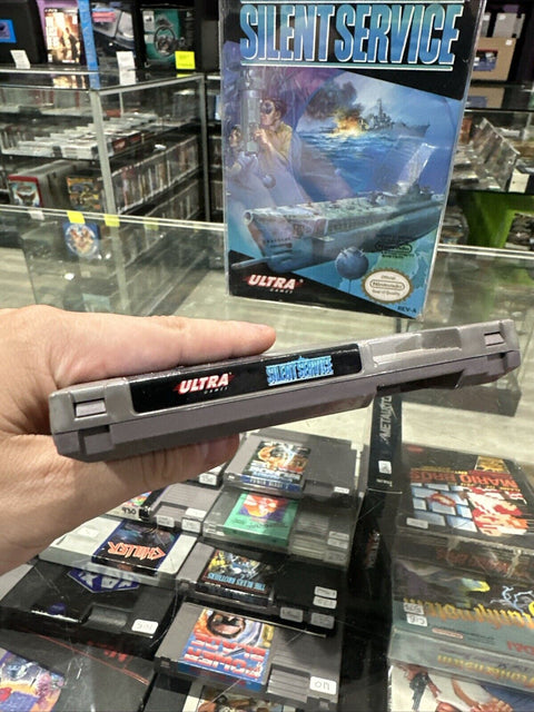 Silent Service (Nintendo Entertainment System, 1989) NES CIB Complete Tested!