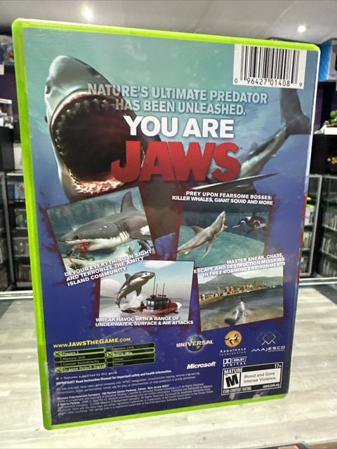 Jaws Unleashed (Microsoft Original OG Xbox, 2006) Tested!