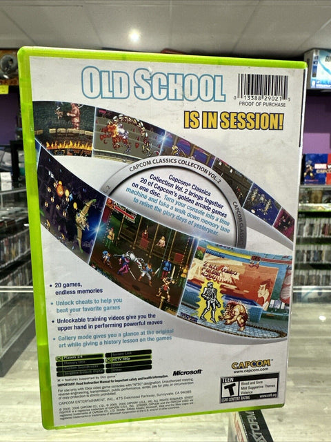 Capcom Classics Collection Vol. 2 (Microsoft Original OG Xbox, 2006) Complete