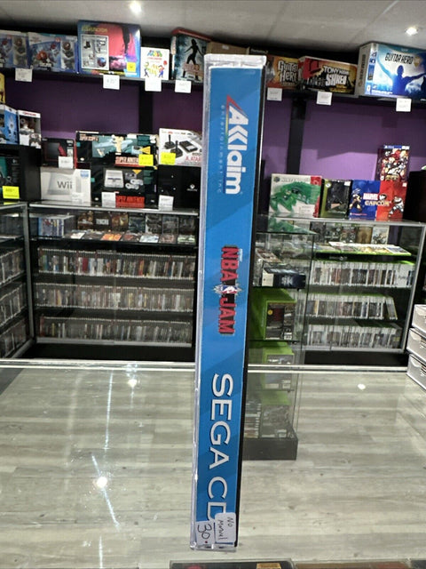 NBA Jam (Sega CD, 1993) No Manual - Tested!