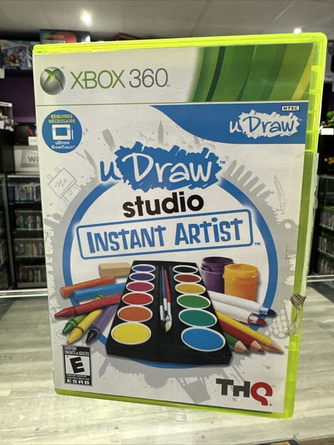 U Draw Studio Instant Artist 2010( Microsoft Xbox 360) CIB Complete Tested!