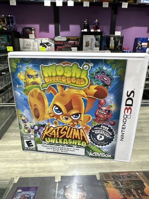 Moshi Monsters: Katsuma Unleashed (Nintendo 3DS, 2013) Tested!