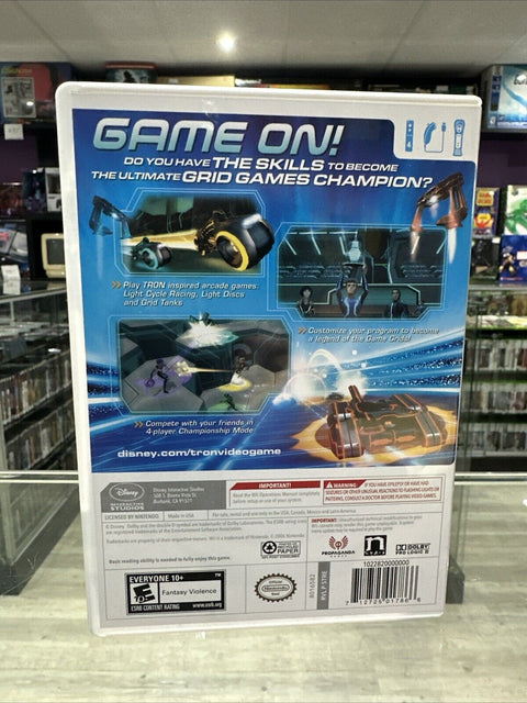 Tron Evolution Battle Grids (Nintendo Wii) CIB Complete Tested!