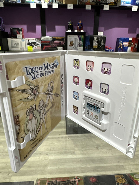Lord of Magna: Maiden Heaven (Nintendo 3DS, 2015) CIB Complete Tested!