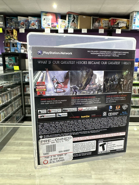 Injustice: Gods Among Us (Sony PlayStation 3, 2013) PS3 CIB Complete Tested!