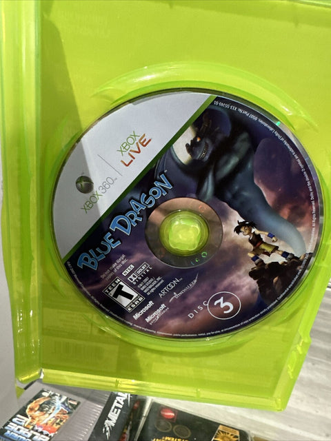 Blue Dragon (Microsoft Xbox 360, 2007) CIB Complete Tested!
