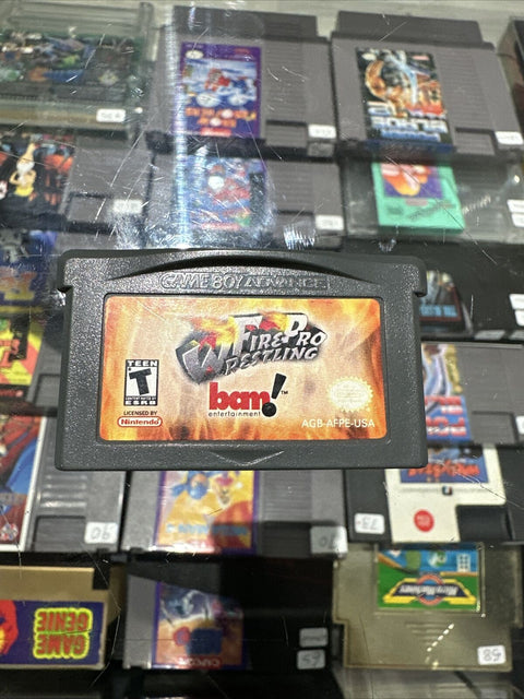 Fire Pro Wrestling GameBoy Advance Nintendo GBA - Cartridge Only Tested!