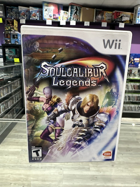 Soul Calibur Legends (Nintendo Wii, 2007) CIB Complete Tested!